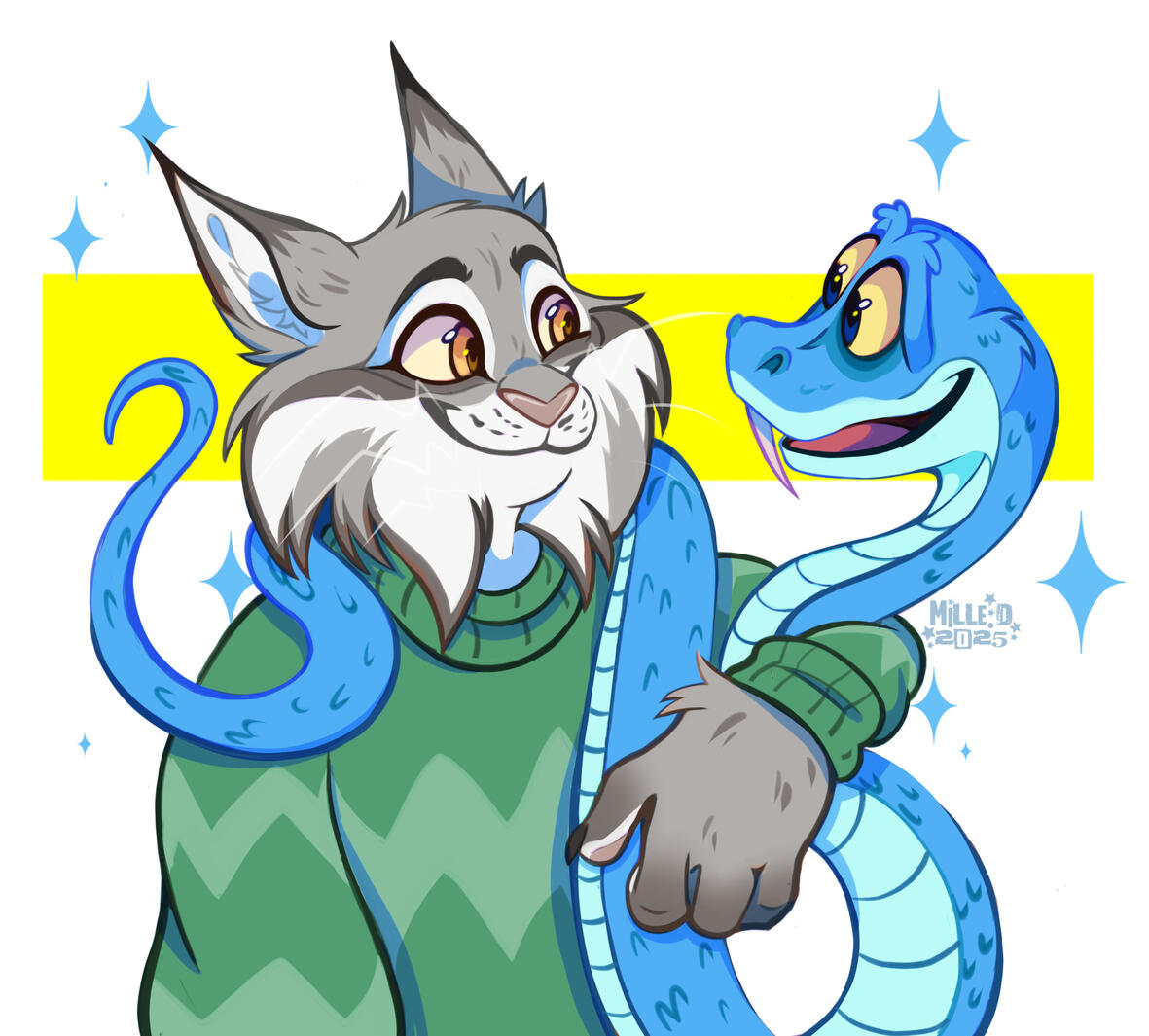 Pawbeart and Gary Snake (Zootopia 2)